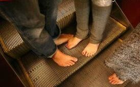 Go barefoot
