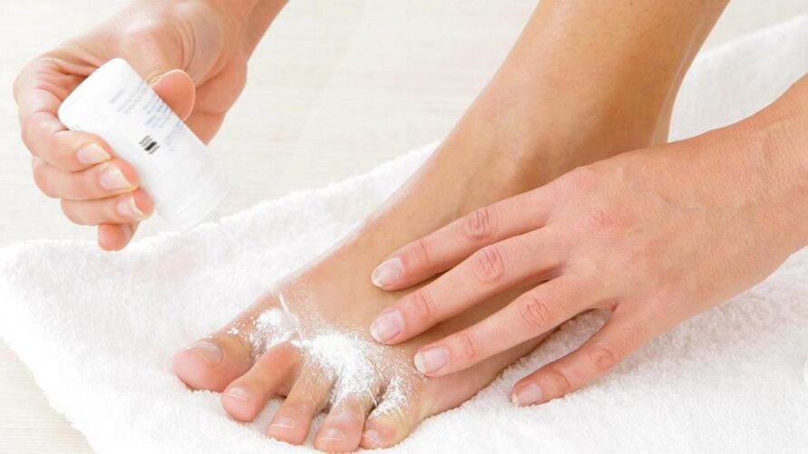 Fungus treatment powder